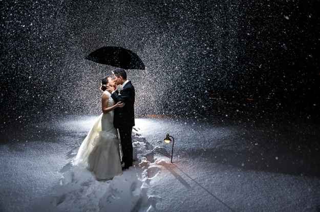 l'amour sous le parapluie