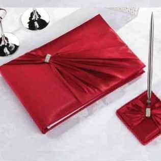 Livre d'or rouge