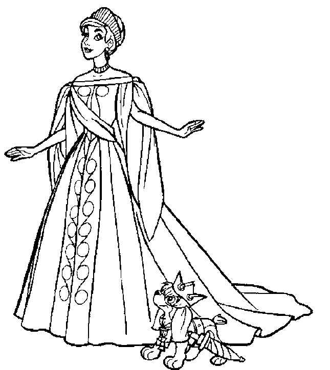Anastasia et la petite chienne