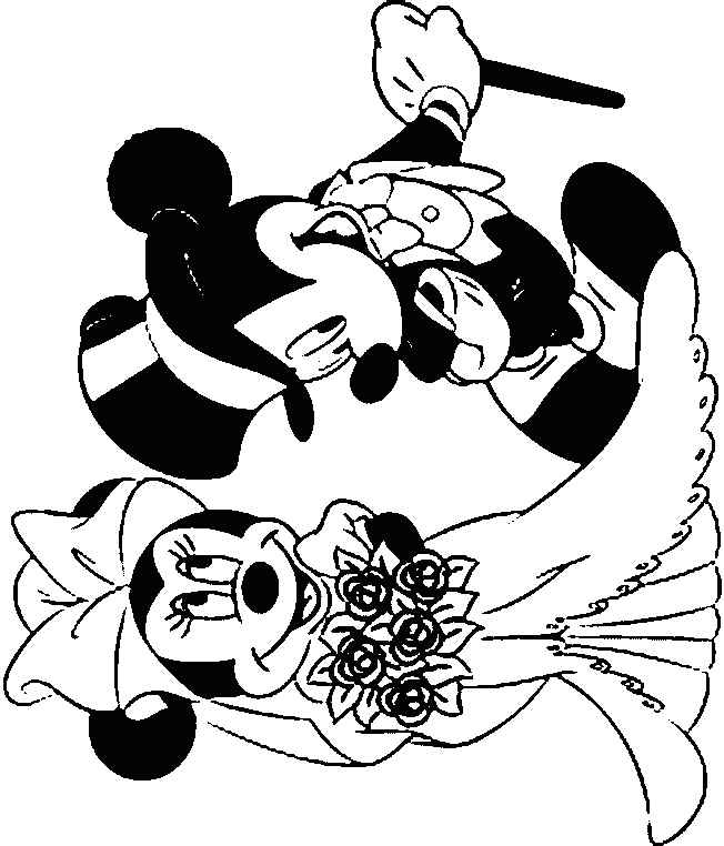 Minnie et Mickey se marient