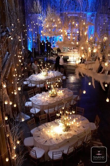 un autre style de mariage hivernal