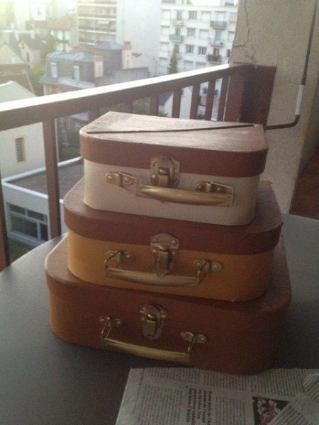 urne valise fait main 