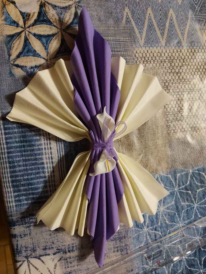 Pliage de serviette - 2