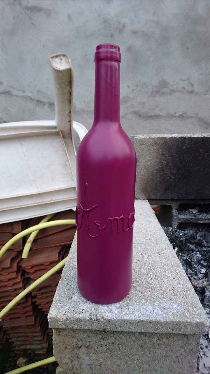 Soliflore au couleur de notre mariage