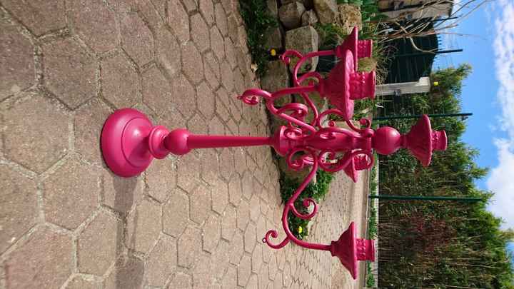 Chandelier pour la table d'honneur