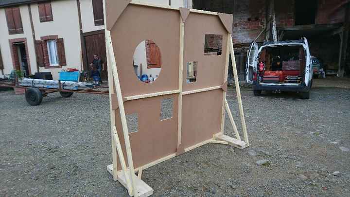 Structure photo booth terminée - 2