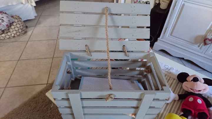 Caisse qui sera notre urne avant transformation