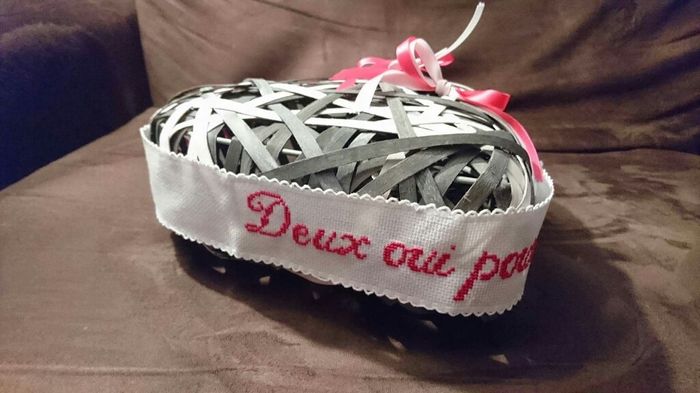 Coussin d'alliances diy - 2