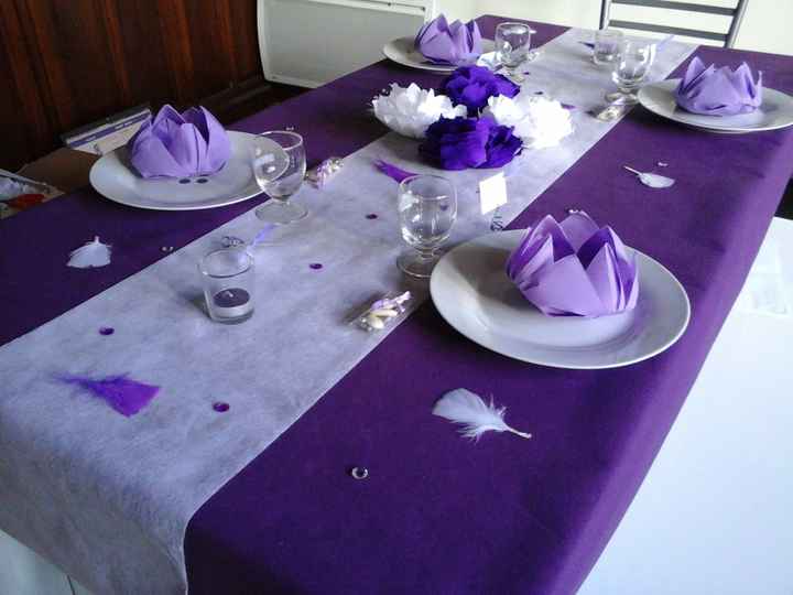 Essai deco de table - 1