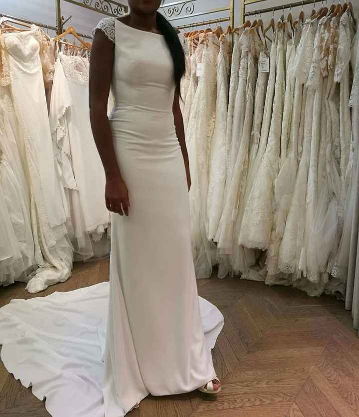 Le devant de ma robe