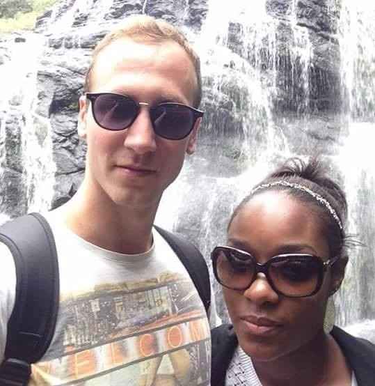 Photo de nous deux en vacance