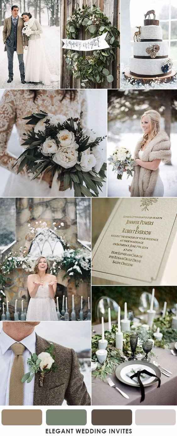 Mariage sous la neige