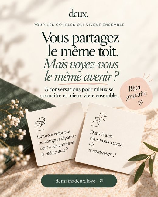 Quels sont les sujets importants à aborder quand on vit en couple ? ❤️ 1