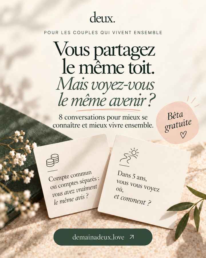 Quels sont les sujets importants à aborder quand on vit en couple ? ❤️ - 1