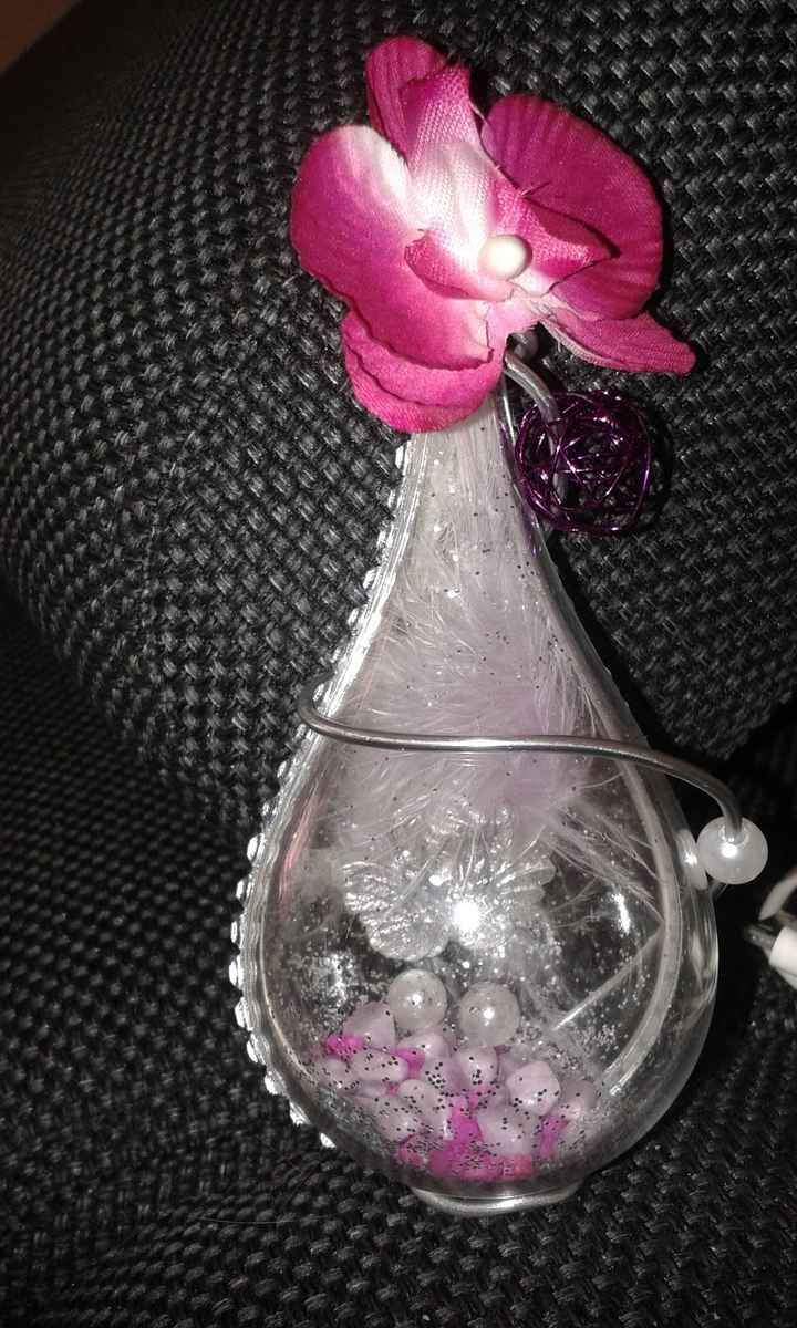 décoration pour la table des invités