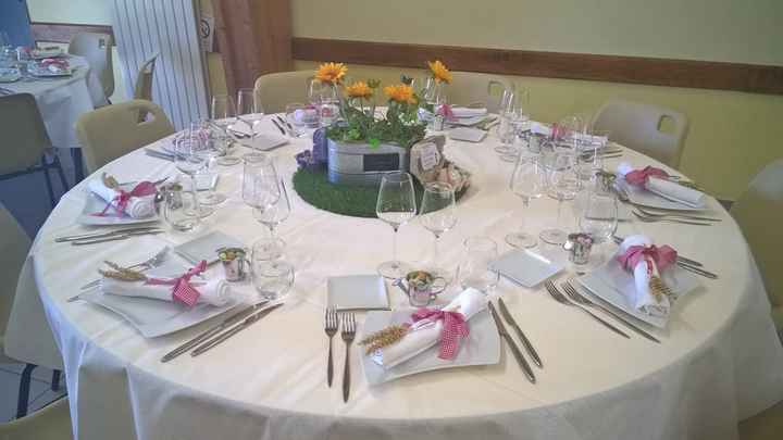 Présentation nom de table champetre - 1