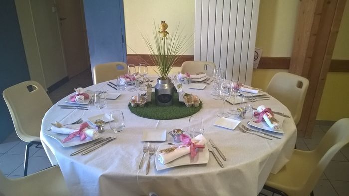 Présentation nom de table champetre 1