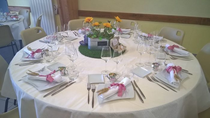 Présentation nom de table champetre - 1