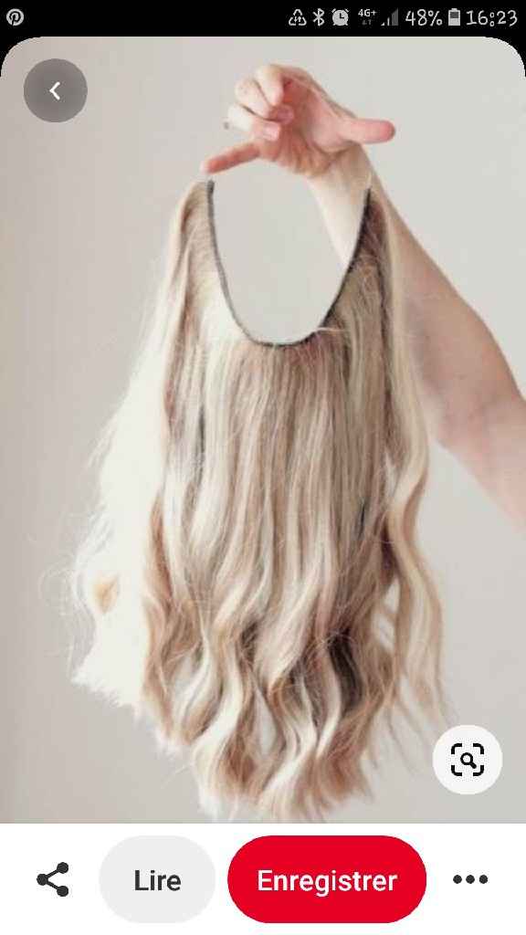 Extensions cheveux avec fil - 1