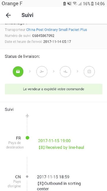  Commande aliexpress - 1