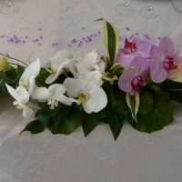 Centre de table des mariés