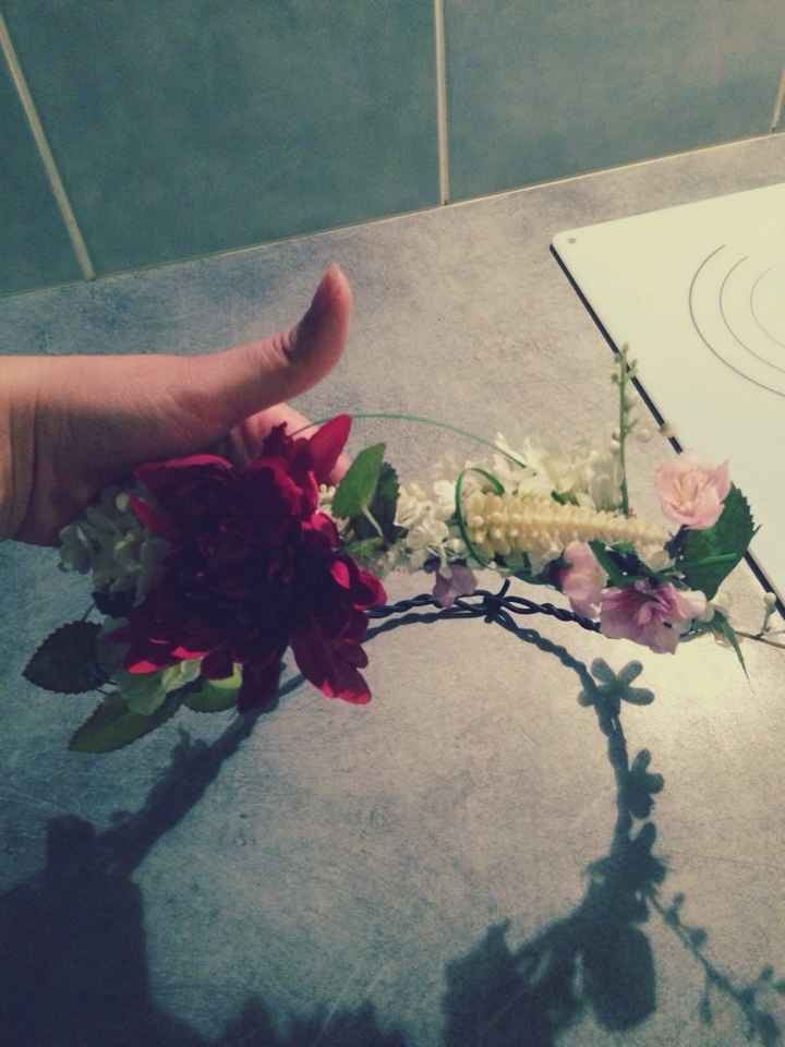 Ma couronne de fleurs diy - 3