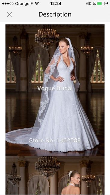 Mon portrait chinois de mariage - La robe de mariée - 1