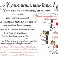 Faire-part verso