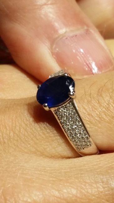 Si j'étais une bague de fiançailles, je serais... 1