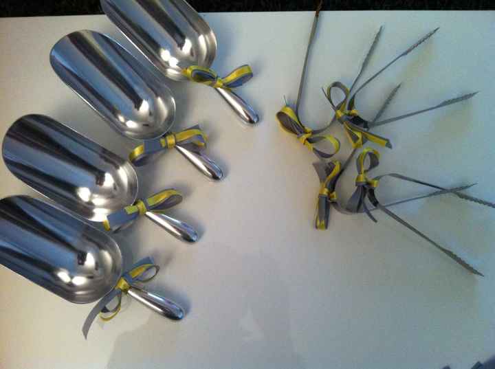 Pelles et pinces à bonbons