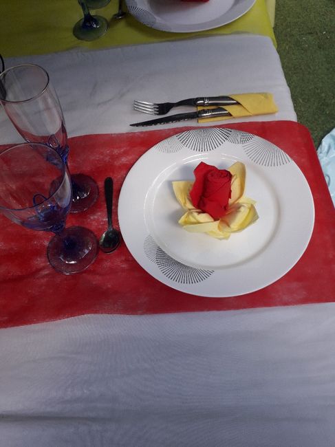 Essai de table invités - 2