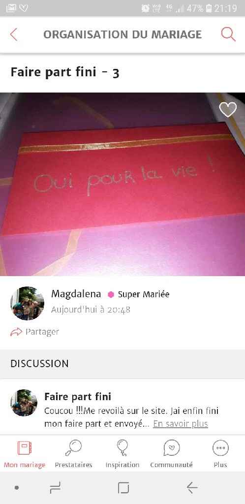 Mes faire-parts sont terminés, vous aimez??? - 2