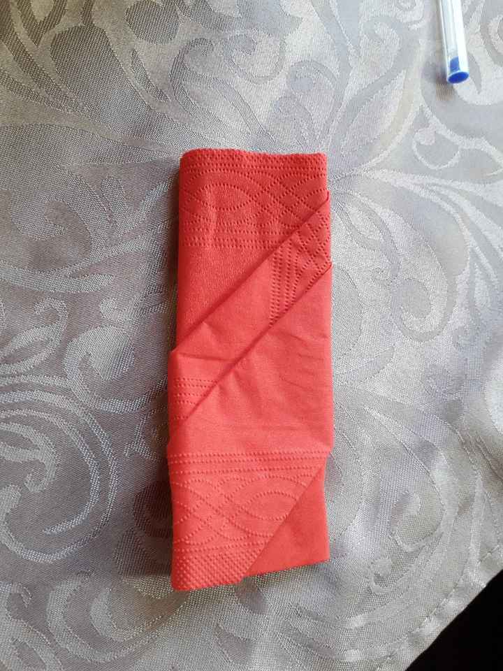 Pliage de mes serviettes finies ! - 1