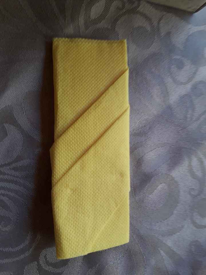 Pliage de mes serviettes finies ! - 2