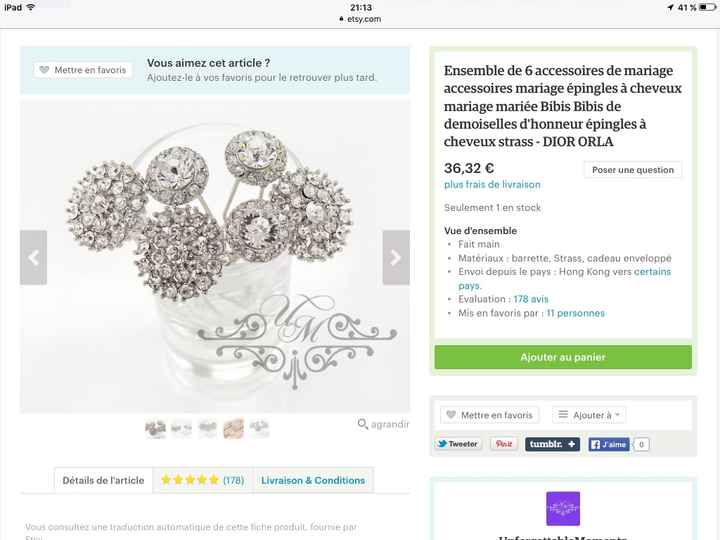 Avis sur accessoire de cheveux - 3