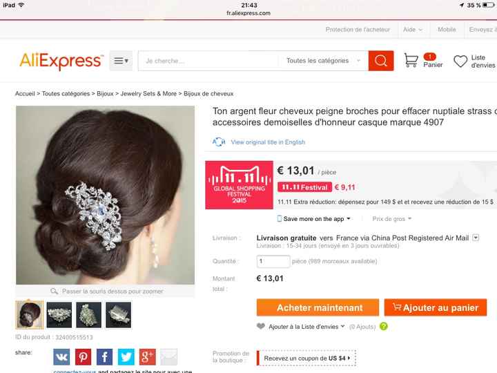 Avis sur accessoire de cheveux - 4