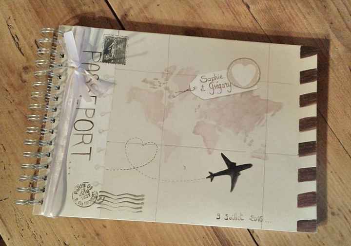 Livre d or et porte stylo - 1