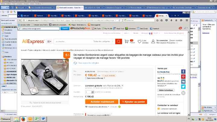 etiquette argent valise