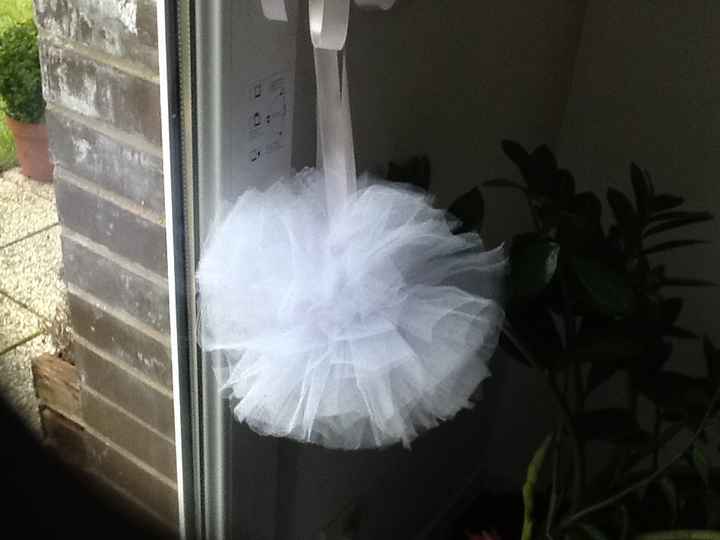 Pompon tulle blanche ou ivoire ? - 1