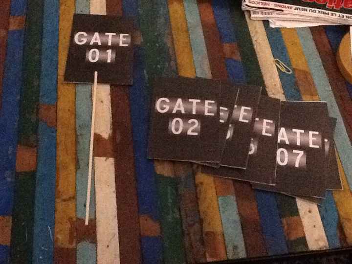 Diy du soir mes numéros de table - 1