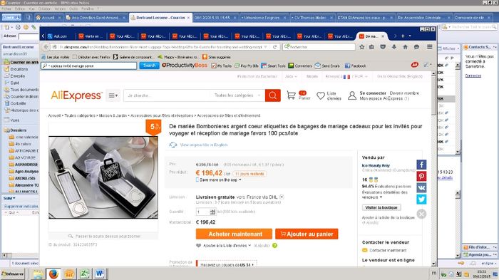etiquette argent valise