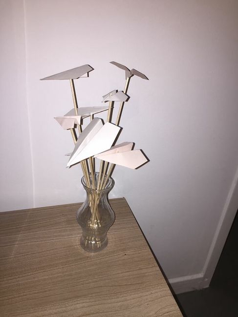Comment améliorer mon diy centre de table thème avion voyage? - 2