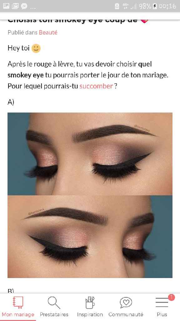 Choisis ton smokey eye coup de 💖 - 1