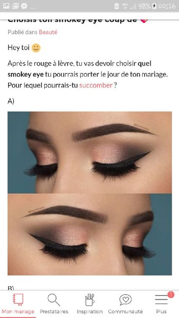 Choisis ton smokey eye coup de 💖 1