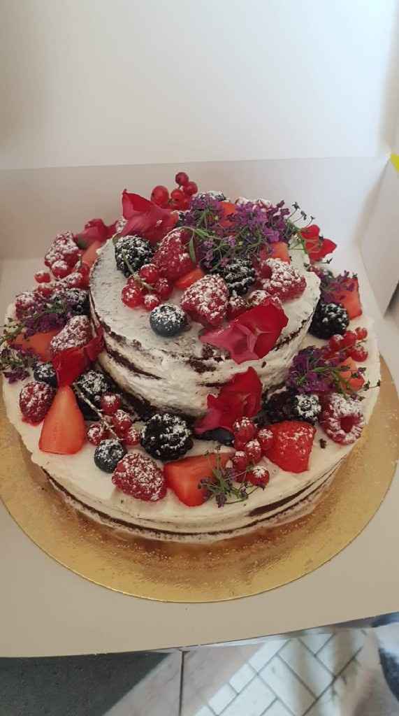 Mon gâteau test  du mariage, j'en suis vraiment fan - 1