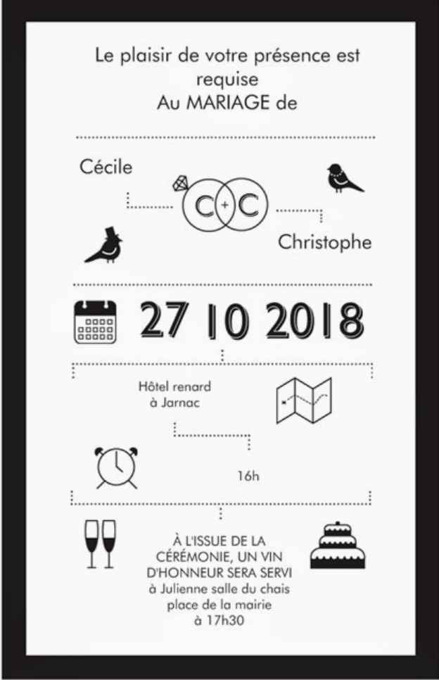 Faire part check! - 1