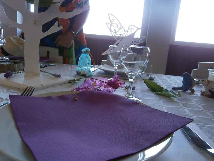 Mauve et blanc, ect...