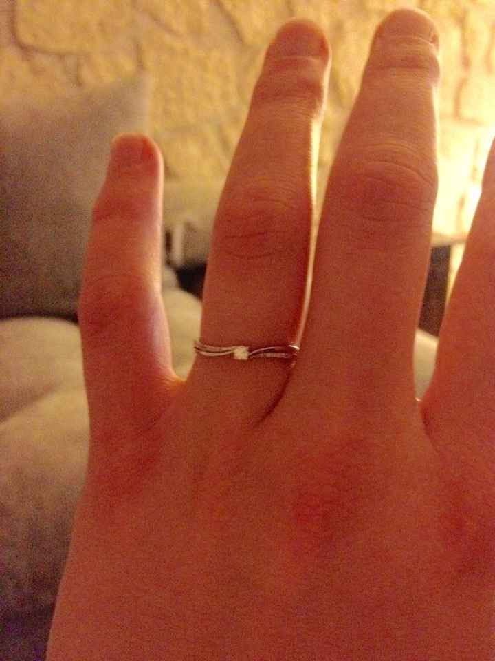 Qui porte une bague de fiançailles ? - 1