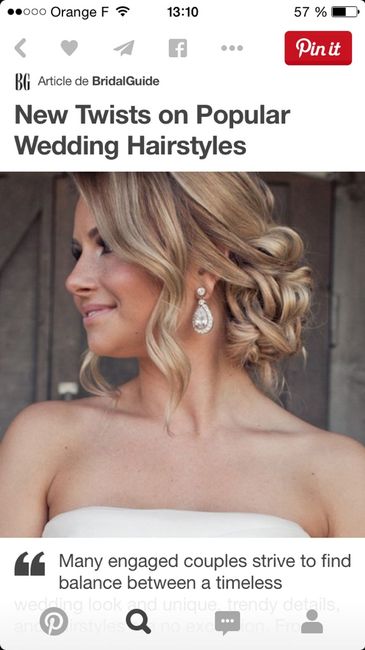 Recherche coiffure classe et romantique - 3