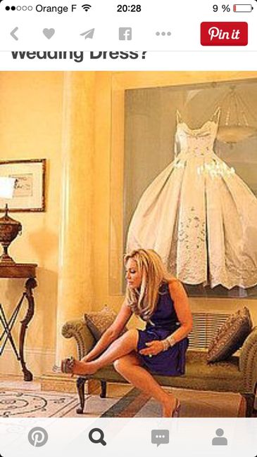 Que ferez vous de votre robe ? - 1